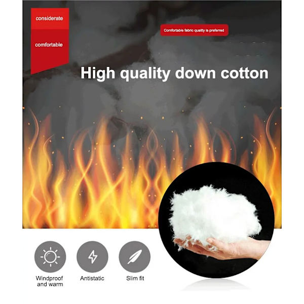8 Uppvärmda Zoner Eljackor Sportkläder Kappa Grafen USB 2 Heated Zones 4XL