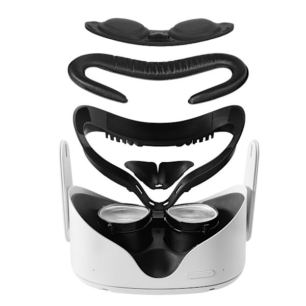 4 delar/ set Ersättning för Oculus Quest2 Leather Eye Mask Shade