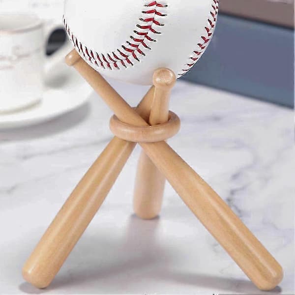 8 Sæt Baseball Stand Baseball Holdere Til Bolde Display Baseball Bat Træ Display Stand Holder Display Baseball
