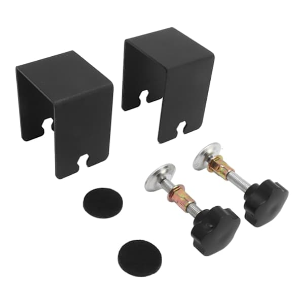 2 STK Skuffefront Installationsclips Elektrostatisk Sprøjtning Skabsfront Installationsclips til Skuffe Sort