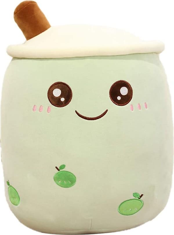 Bubbelteaplyschleksak Grön 50cm