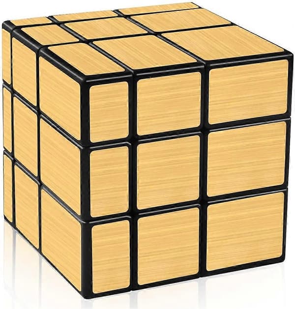 Holy Hand Cube 3x3 Speed Cube Golden Mirror Block Cube 3x3x3