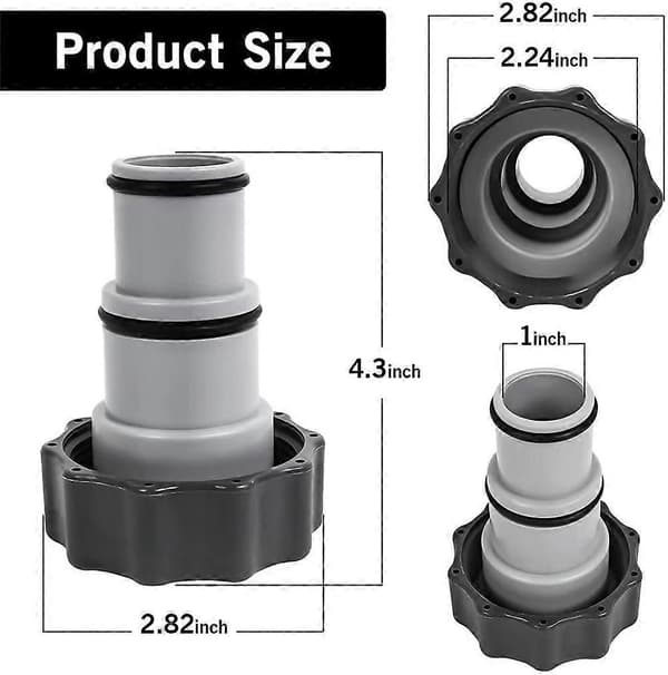 Bassengslangeadapter A 2 stk