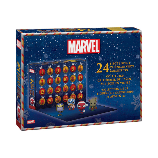 24 dagars adventskalender Marvel Holiday Toys Present för barn
