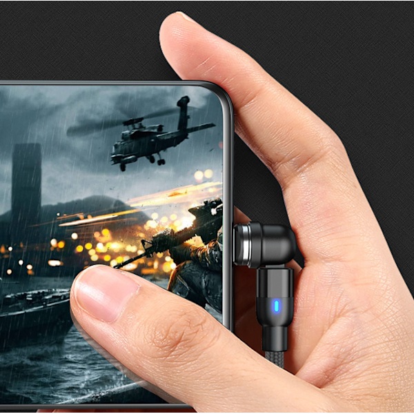 Magnetisk datakabel laddningskabel Lightning, Micro USB, USB-C
