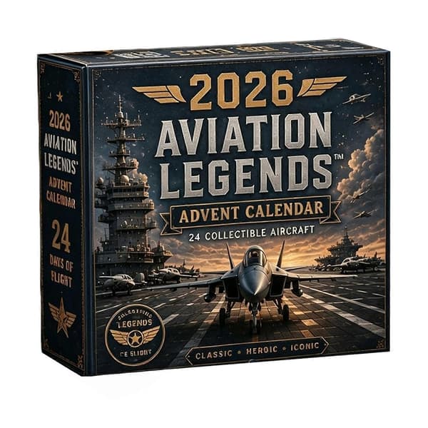 Fly-julekalender 2026, 24-dages jule-nedtælling med 24 flymodeller I