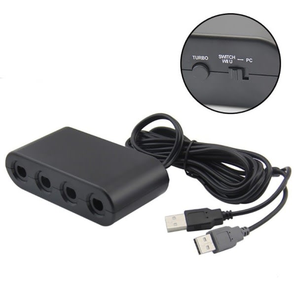 GameCube-kontrolleradapter för spelkonvertering