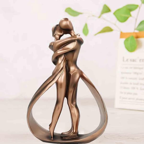 Kærlighedsstatue Romantisk til Entré Skab Bord Valentinsdag