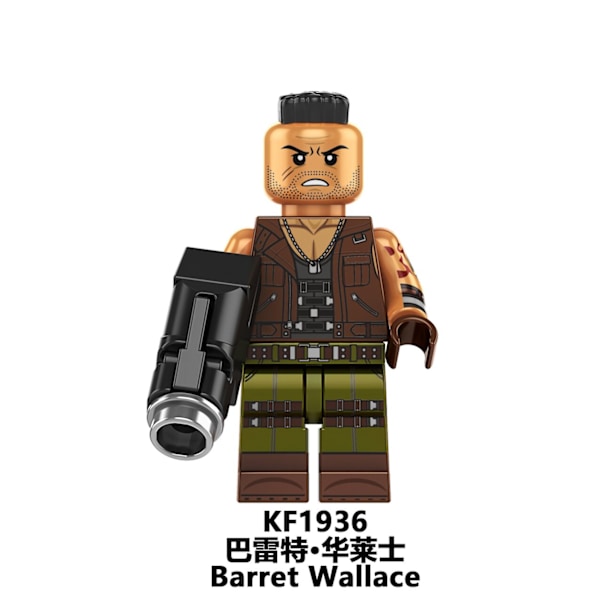 8 st/ set Gamer Minifigure Final Fantasy Building Blocks Leksaker