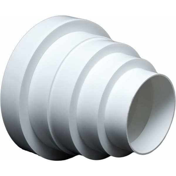 Universal rund reduktion til ventilationssystemer med diameter 80-150 mm - RDRC kanal