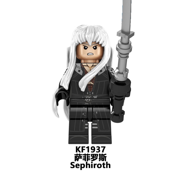 8 st/ set Gamer Minifigure Final Fantasy Building Blocks Leksaker