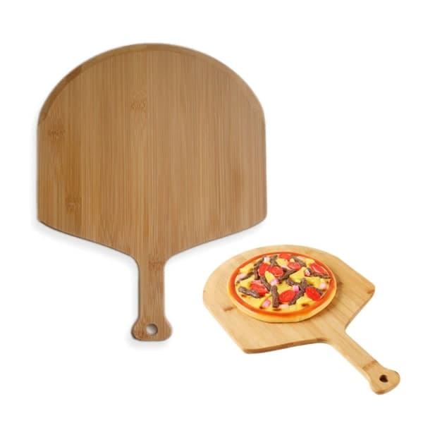 Pizzaspade laget av bambustre