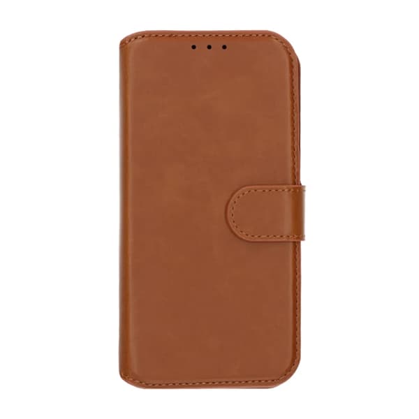 iPhone 13/14 Pung Etui Magnet Rvelon - Brun