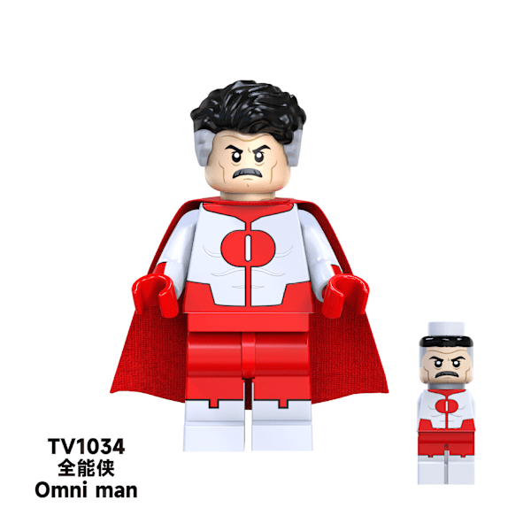8 st/set Marvel Hjältar Minifigurer Byggklossar Leksaker