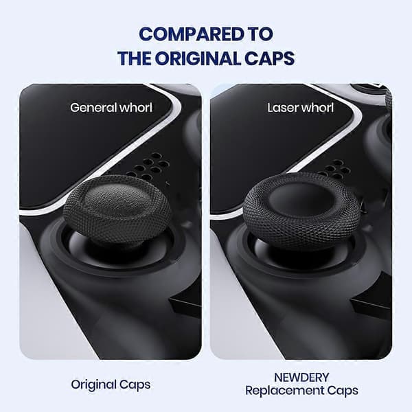 10 stk. til PlayStation 5 PS5 DualSense Controller Thumbstick 3D Analog Thumb Stick Joystick Caps Greb Spiltilbehør