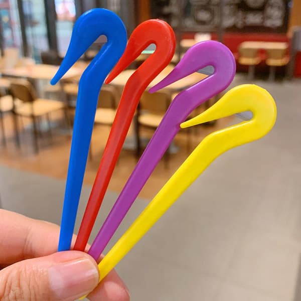 8 stk. hår elastik fjernelsesværktøjer, plastik elastik hår elastik fjernere El