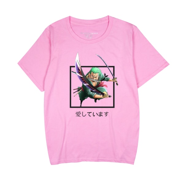 Ny One Piece Comic Fashion Kortärmad T-shirt för Män och Kvinnor XXXL