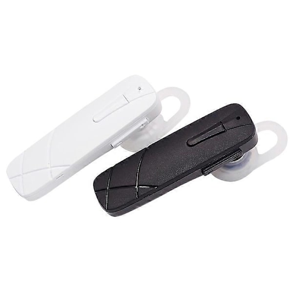 Trådløse Bluetooth-øretelefoner In-ear Enkelt Mini Ørepropp Håndfri Samtale Stereo Musikkhodetelefon Med Mikrofon For Smarte Telefoner white