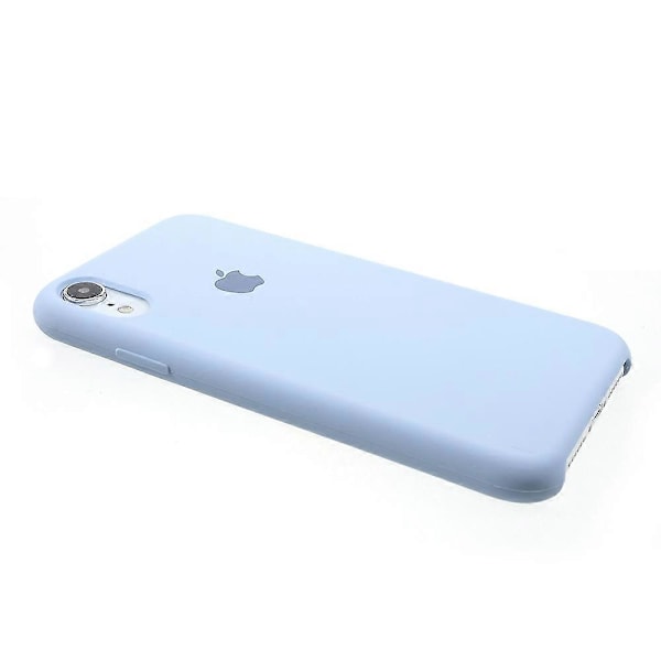 1:1 Skala for iPhone XR 6,1 tommer Solid Silikon Silke Bakdeksel style e