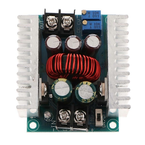 Stor Effekt 300W DC Buck Konverter Strömmodul 20A Max DC-DC 6-40V Spänningsreducering till 1.2-36V med Kortslutningsskydd