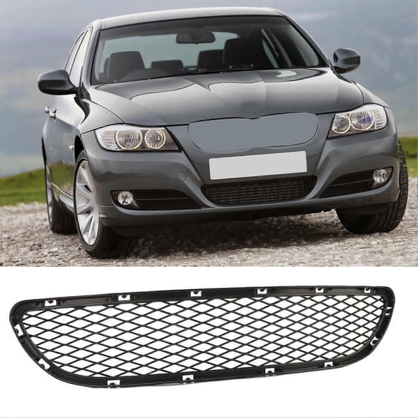 Front Senter Bumper Grill 51117198906 Front Bumper Grill Trim Mesh for 3-serie E90 E91 LCI