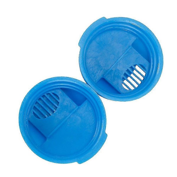 Läcksäkra Lock för Sodaburkar, Trycktyp, Stänkskydd, Ölkorksöverdrag, Återanvändbara Burkloch, 2-pack - Blå