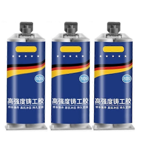 Extra Strong Casting Repair Glue Heat Resistant Metal Epoxy Glue Heavy Duty for Stone Ceramic Steel for Welding Copper Aluminum