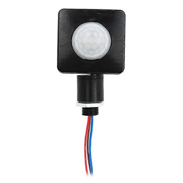 Bevægelsessensor Mini Menneskekrop Infrarød Sensor Ultra-tynd Infrarød Krops Sensor Switch LED Overlyss PIR Bevægelsessensor black 12mm