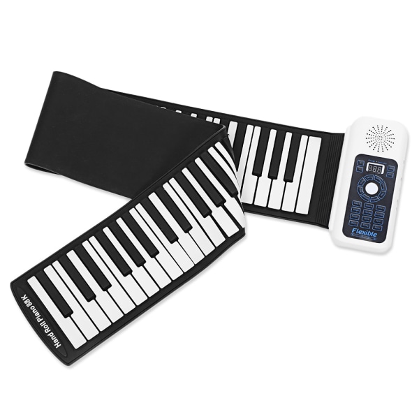 Bärbar elektronisk Hand Roll Piano Flexibel Roll Up Keyboard 61 Key