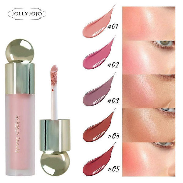And Make The Cheeks More Three-dimensional Waterproof And Sweat-proof Clear Texture Liquid Blush Facial Makeup Cosmetics Female