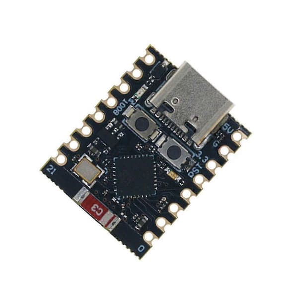 ESP32-C3 MINI Utviklingsplattform WiFi Bluetooth Utviklingsplattform Enkel Utvidelse og Strømforsyning Fl