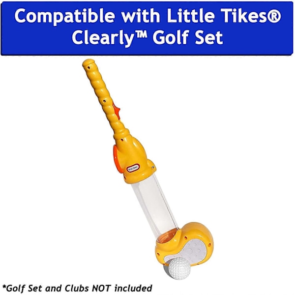 Ersättningsgolfbollar för småbarn och småbarn - För Little Tikes golfset - 6-pack | Överdimensionerade plastgolfbollar för nybörjare