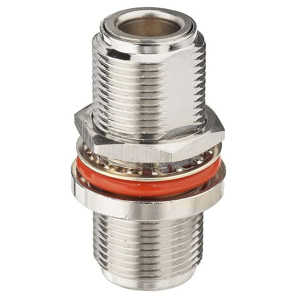 N Hon till N Hon Adapter Bulkhead Montering 50 Ohm Koaxial Koppling (2-pack) För 4g