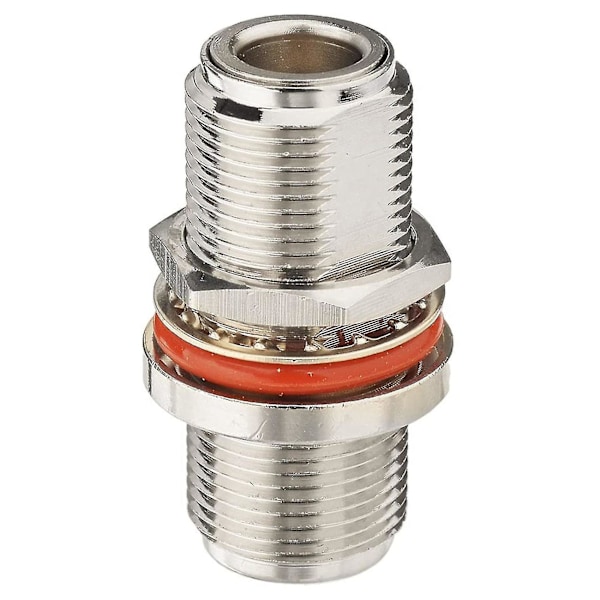 N Hun til N Hun Adapter Bulkhead Montering 50 Ohm Kobber Koaksial Stikadapter (2-pak) Til 4g