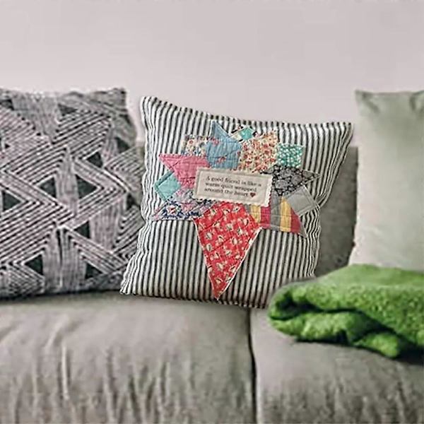 Vintage-tyylinen peitto ystävyystyyny, Ystävät ovat ompeleita tyyny Ystävyyslahjat c