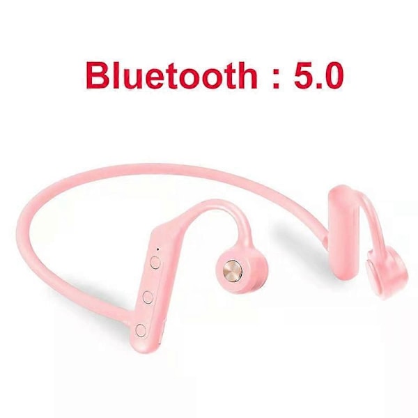 Knogleledning Bluetooth 5.2 Vandafvisende Svømmehovedtelefoner IPX5 Sports Headset KS69 k69 pink