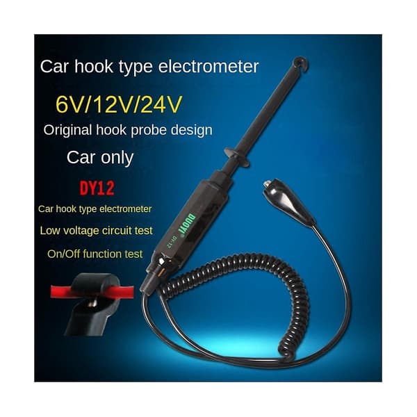 6V 12V 24V DC Bil Lastebil Spenningskrets Tester Multifunksjonell Digital Display Elektrisk Penn Probe