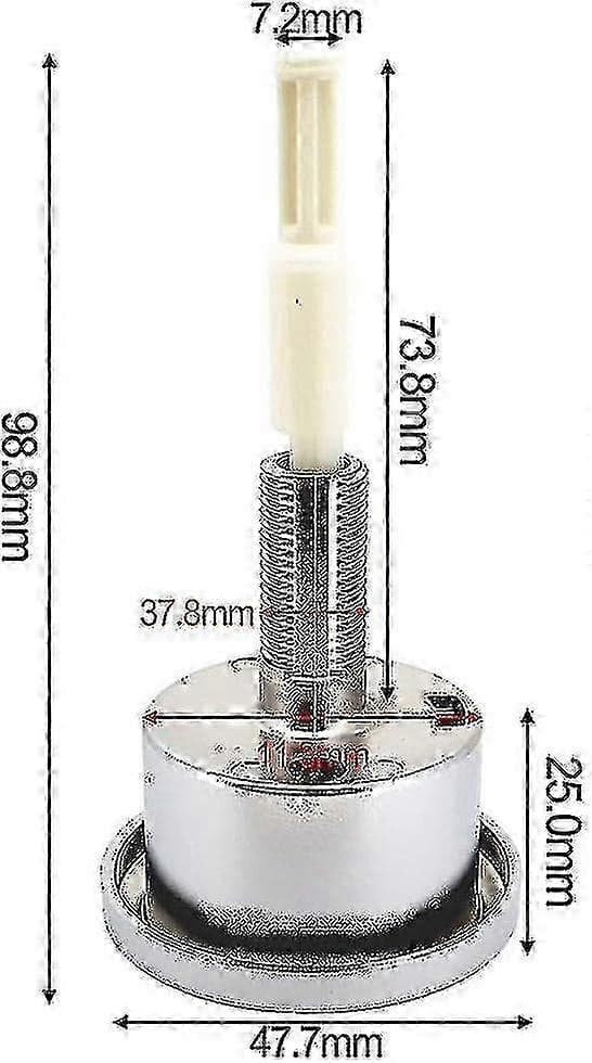Geberit Typ 280 Dubbel Spolning Tryckknapp - ABS Krompläterad (274.006) - 1 Kg  (DPD)