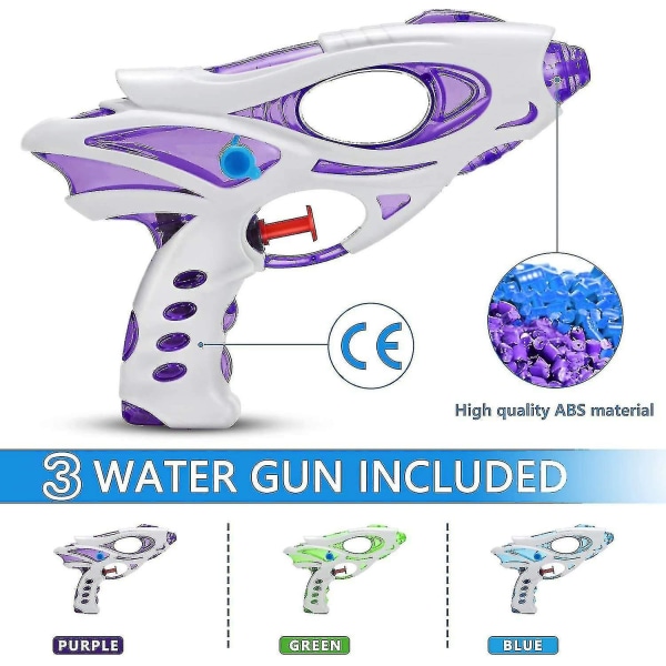 Vattenpistol, 3 st Vattenpistoler för barn Liten sprutpistol vattenpistol