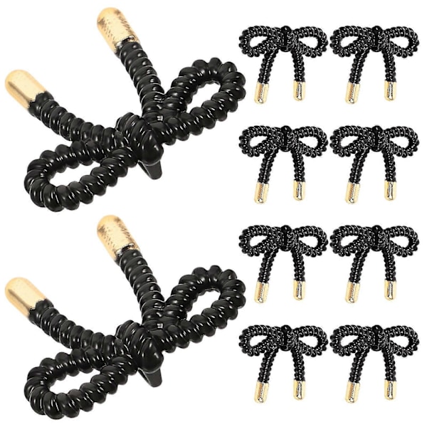 10 stk Syknapper Bueskapt Klærknapper Dekorative Knapper For Frakk Klær black
