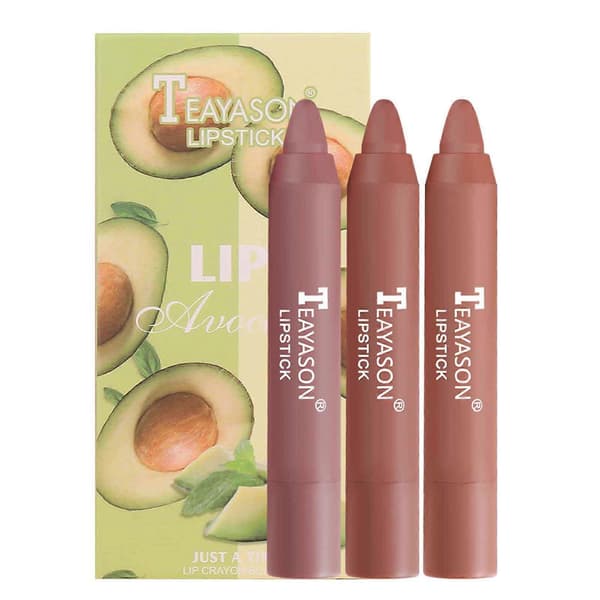 Varig Matte Leppestiftblyant Makeup Myk Kritt Leppestiftpenn a