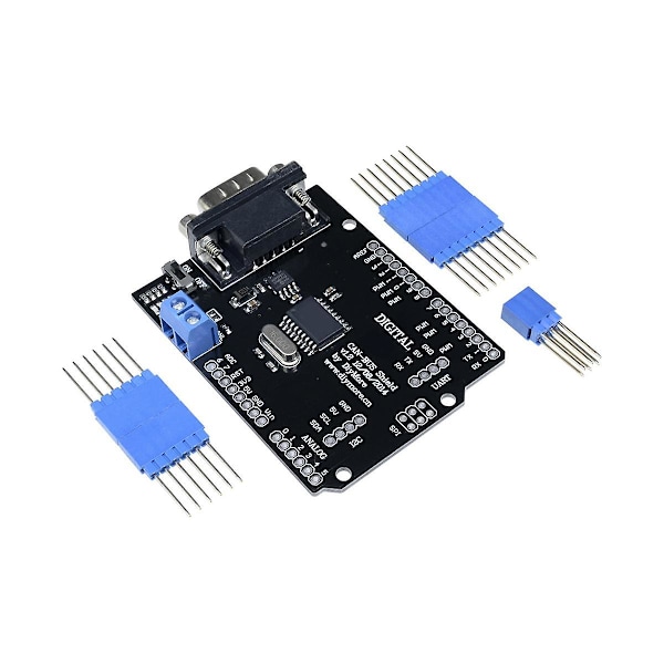 MCP2515 Can Bus Shield Board SPI Grensesnitt Kontakt Utvidelseskontrollermodul DC 5V-12V for Seeeduino