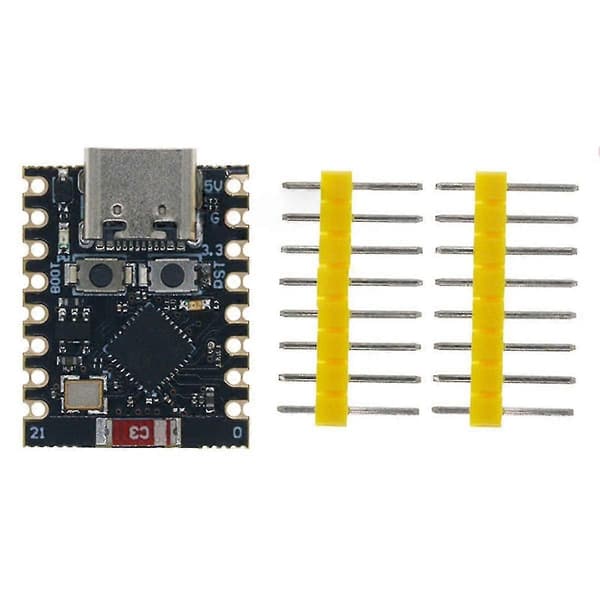 ESP32-C3 MINI Udviklingskort WiFi Bluetooth Udviklingskort Nem Udvidelse og Strømforsyning Fl
