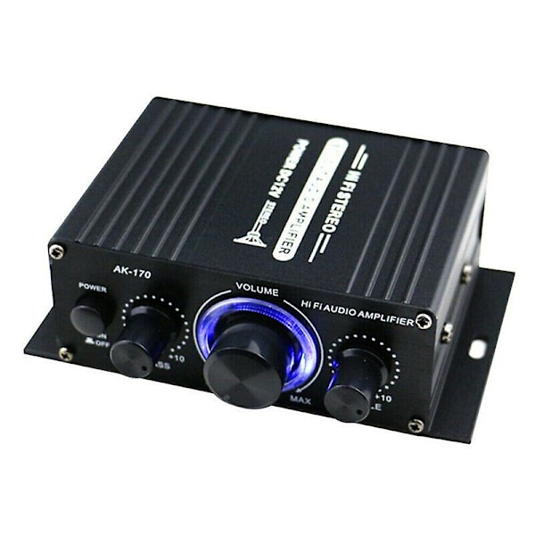 Ak-170 Hifi Audio Power Amplifier 2x200w Dual Channel Audio Mini Amplifier Hjemmebiograf Lyd Power Amp