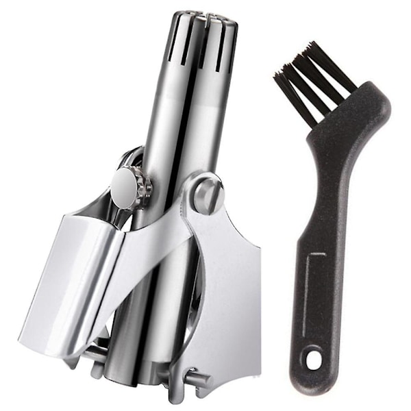 1 stk Næsehårs Trimmer Mini Bærbar Rustfrit Stål Næsehårsfjerner Manuel Trim Næse Øre Vibrissa Saks Vaskbar Razor Shaver til Mænd