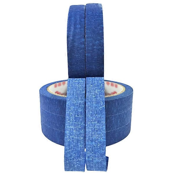 Professionel Maskeringsbånd Rulle 30M 50/25/38mm Maling Bil Auto Blå 48mm