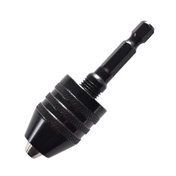 1 st 0,3-6,5 mm Hexborrchuck Nyckelös Skruvmejsel Slagmejsel Adapter Elektrisk Mikromotor Klämma Chuck Armatur Hex Skaft