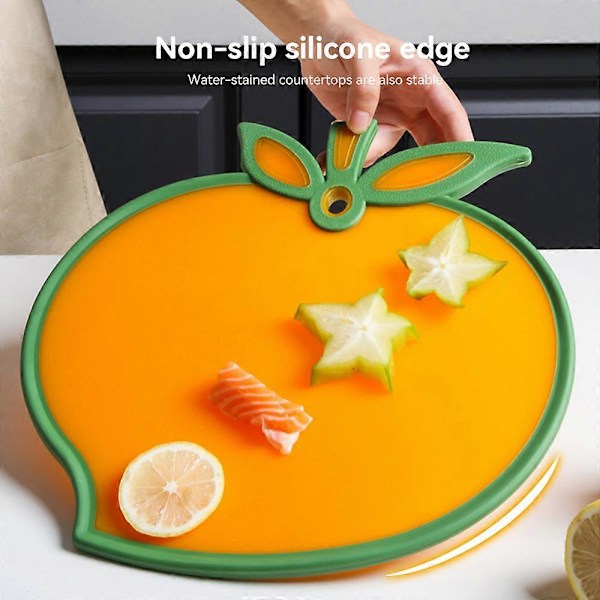 Fruktformad skärbräda för mat, skär frukt och grönsaker, skärbrädor för köket apple