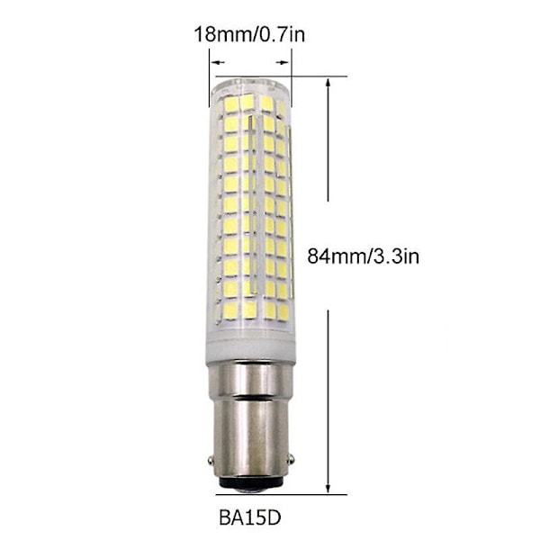 110V/220v himmennettävä korostettu LED-keraaminen lamppu mini maissin energiansäästö 15w korvaa halogeenilampun warm white 220v