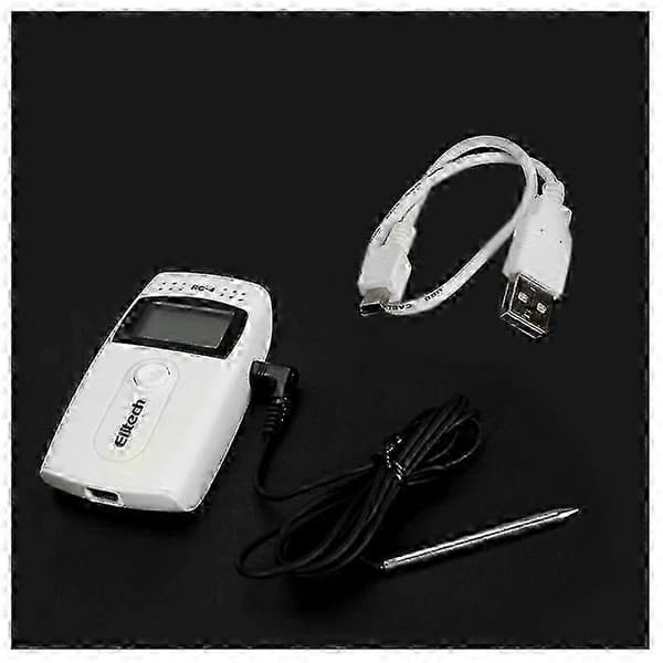 ELITECH RC-4 USB Temperaturdata Logger Datalogger Opptaker Ekstern Sensor 16000 Punkt